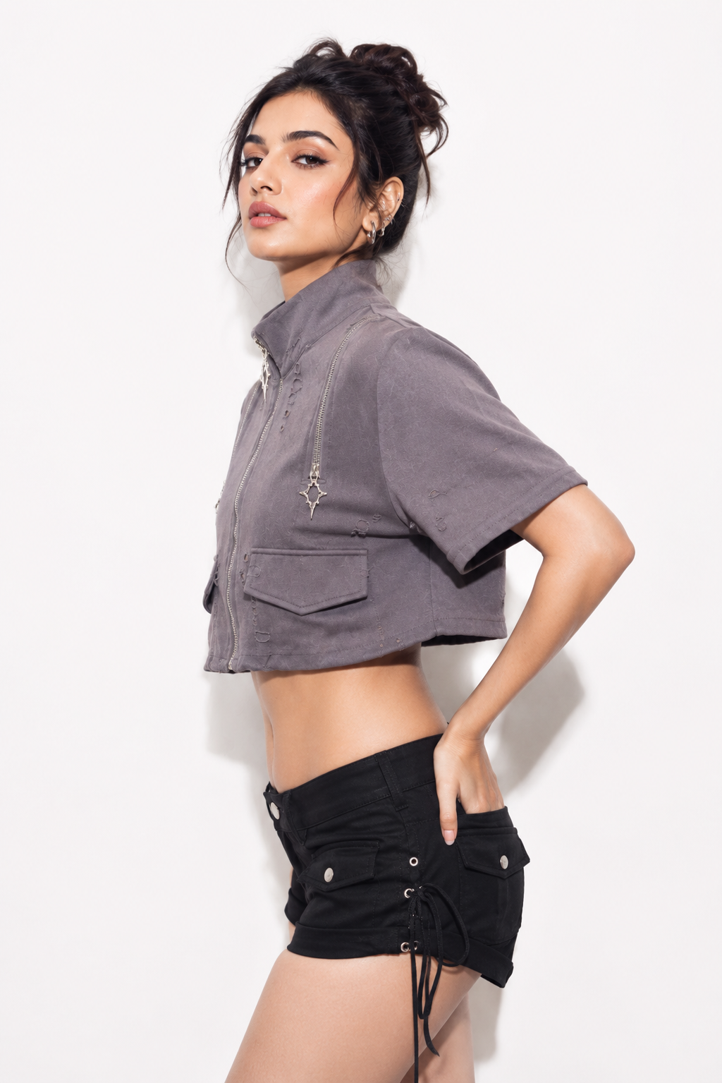 Darkwave Crop Top