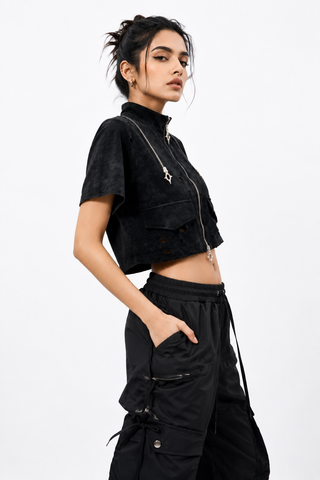 Darkwave Crop Top