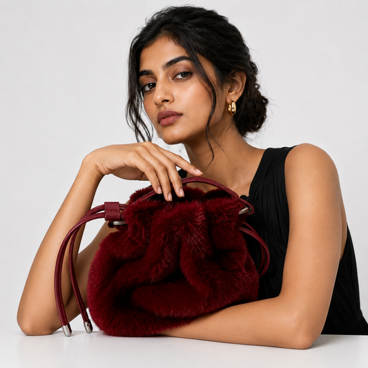 Midnight Merlot Pouch Bag