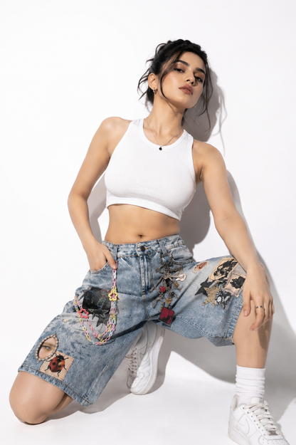 Y2K Graphic Denim