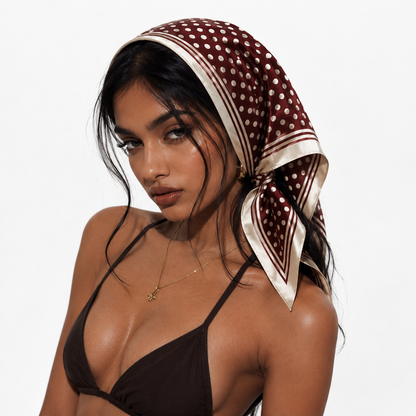 Crimson Polka Muse Bandana