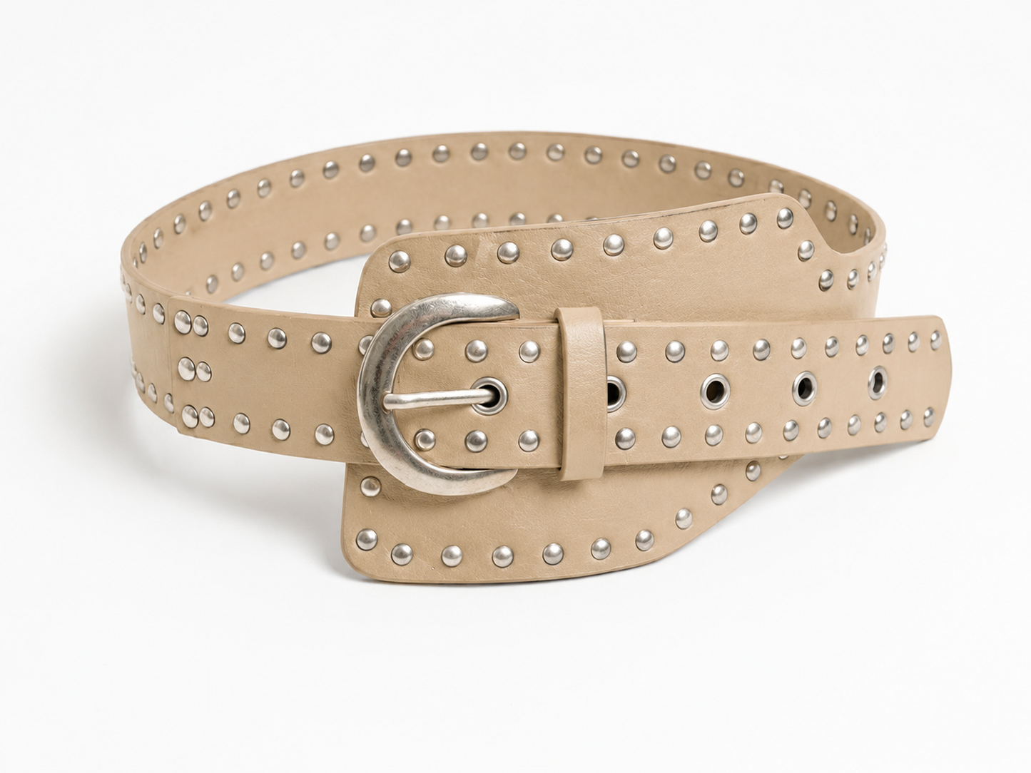 Vintage Rivet Wide Belt
