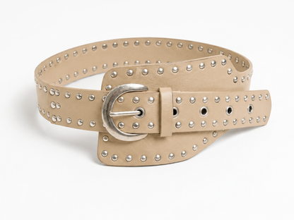 Vintage Rivet Wide Belt