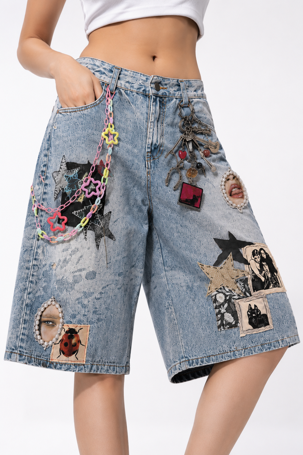 Y2K Graphic Denim