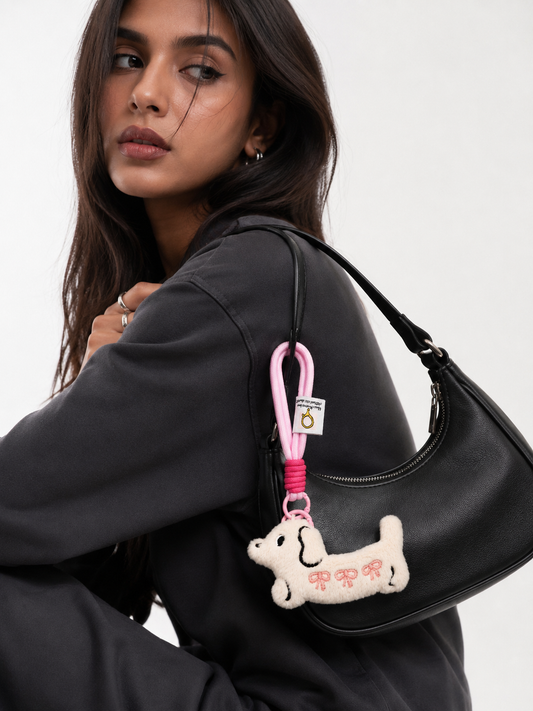 Plush Puppy Bag Charm