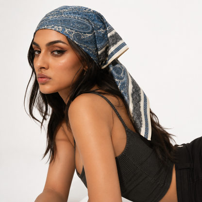 Midnight Paisley Bandana