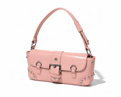 Luna Studded Shoulder Purse