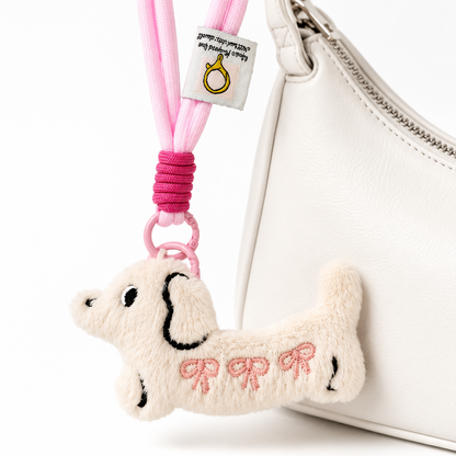 Plush Puppy Bag Charm