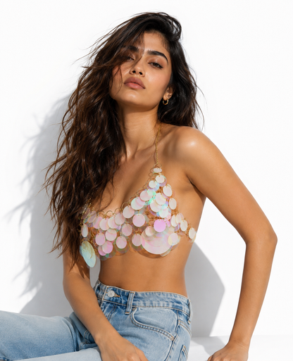 Aurora Sequin Bralette
