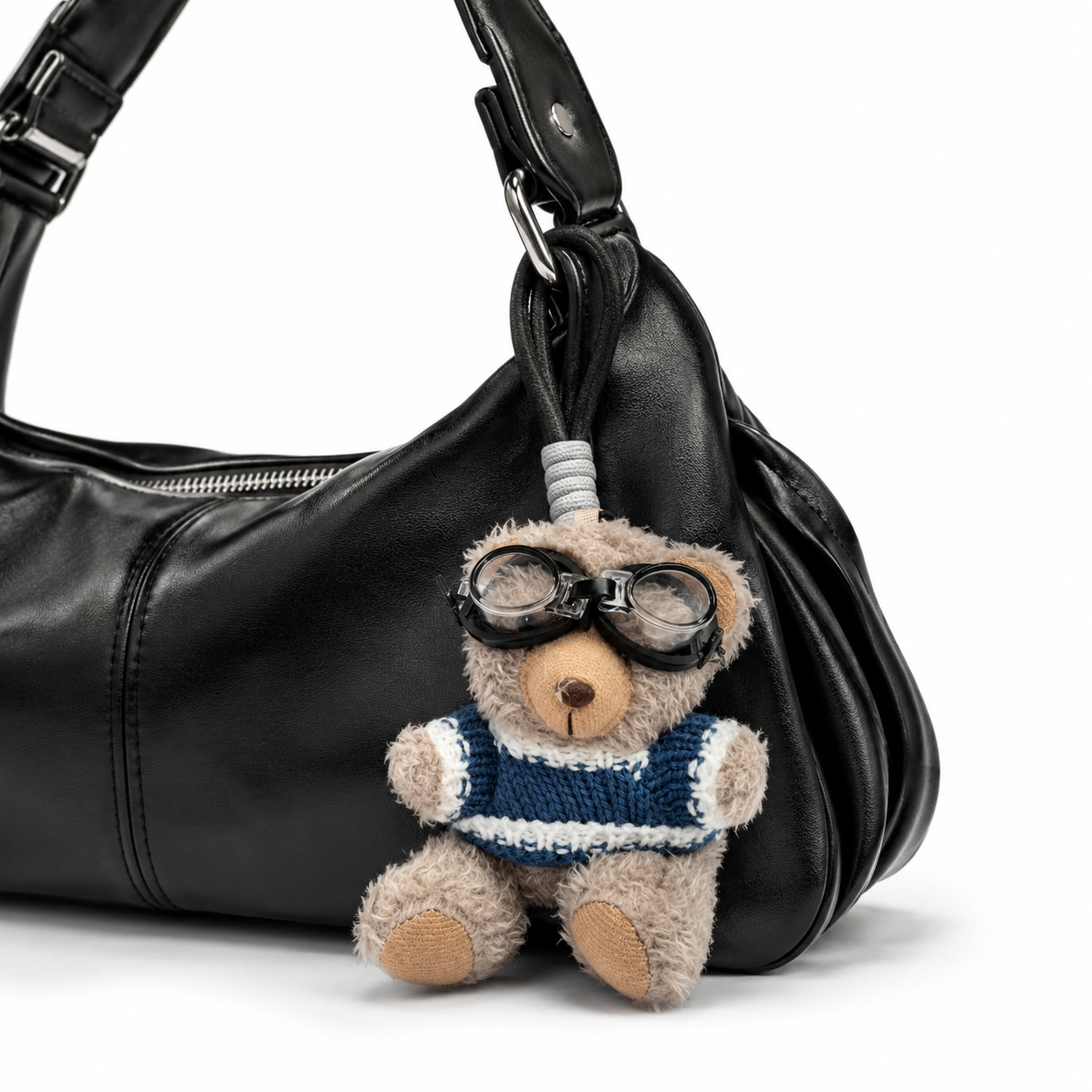 Aviator Pilot Bear Bag Charm