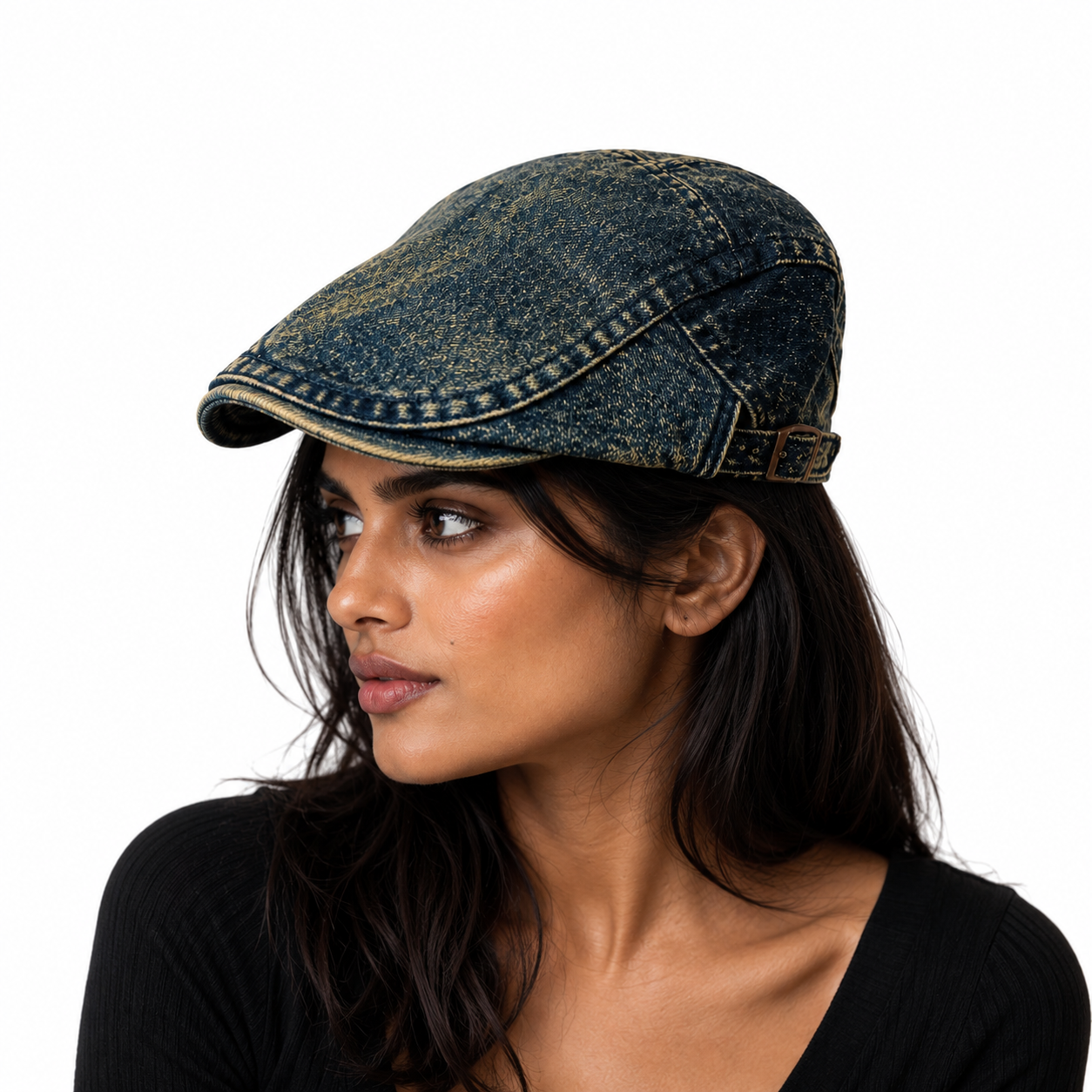Bronzed Drift Flat Cap