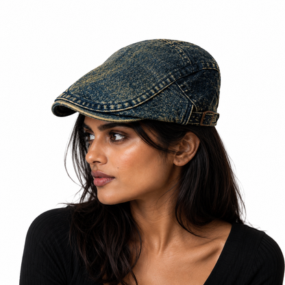 Bronzed Drift Flat Cap