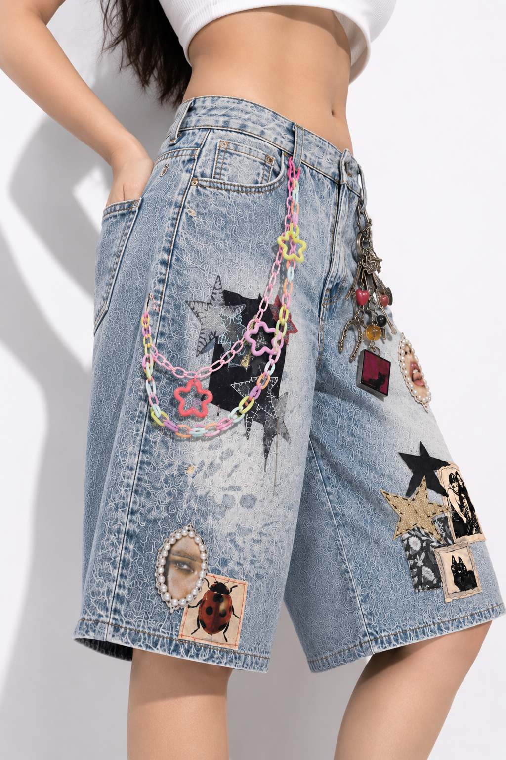 Y2K Graphic Denim