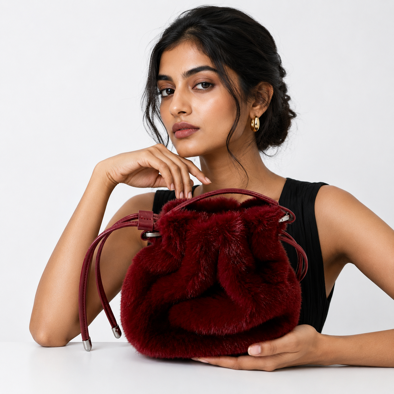 Midnight Merlot Pouch Bag