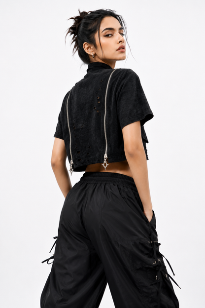 Darkwave Crop Top