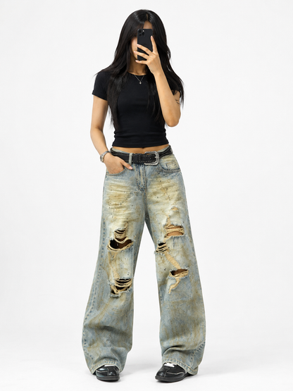 Messy Rugged Jeans