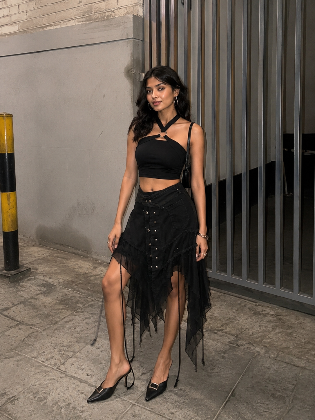 Shadow Drift Asymmetrical Skirt