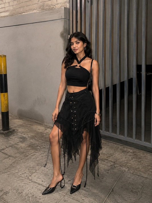 Shadow Drift Asymmetrical Skirt