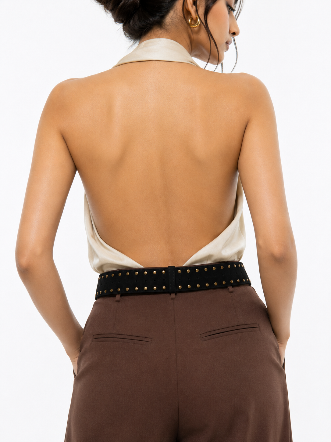 Midnight Rivet Belt