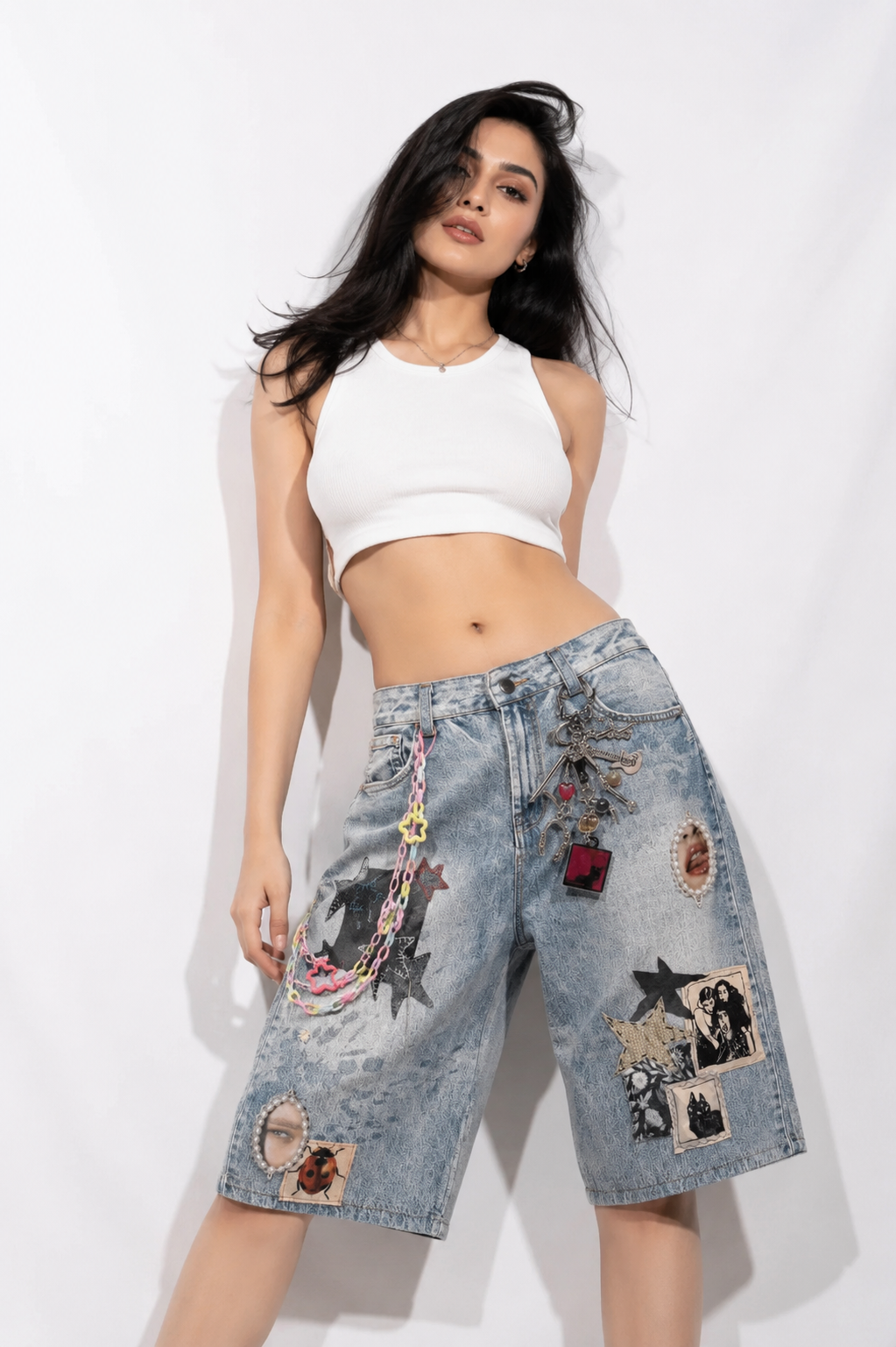 Y2K Graphic Denim