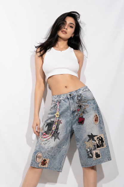 Y2K Graphic Denim