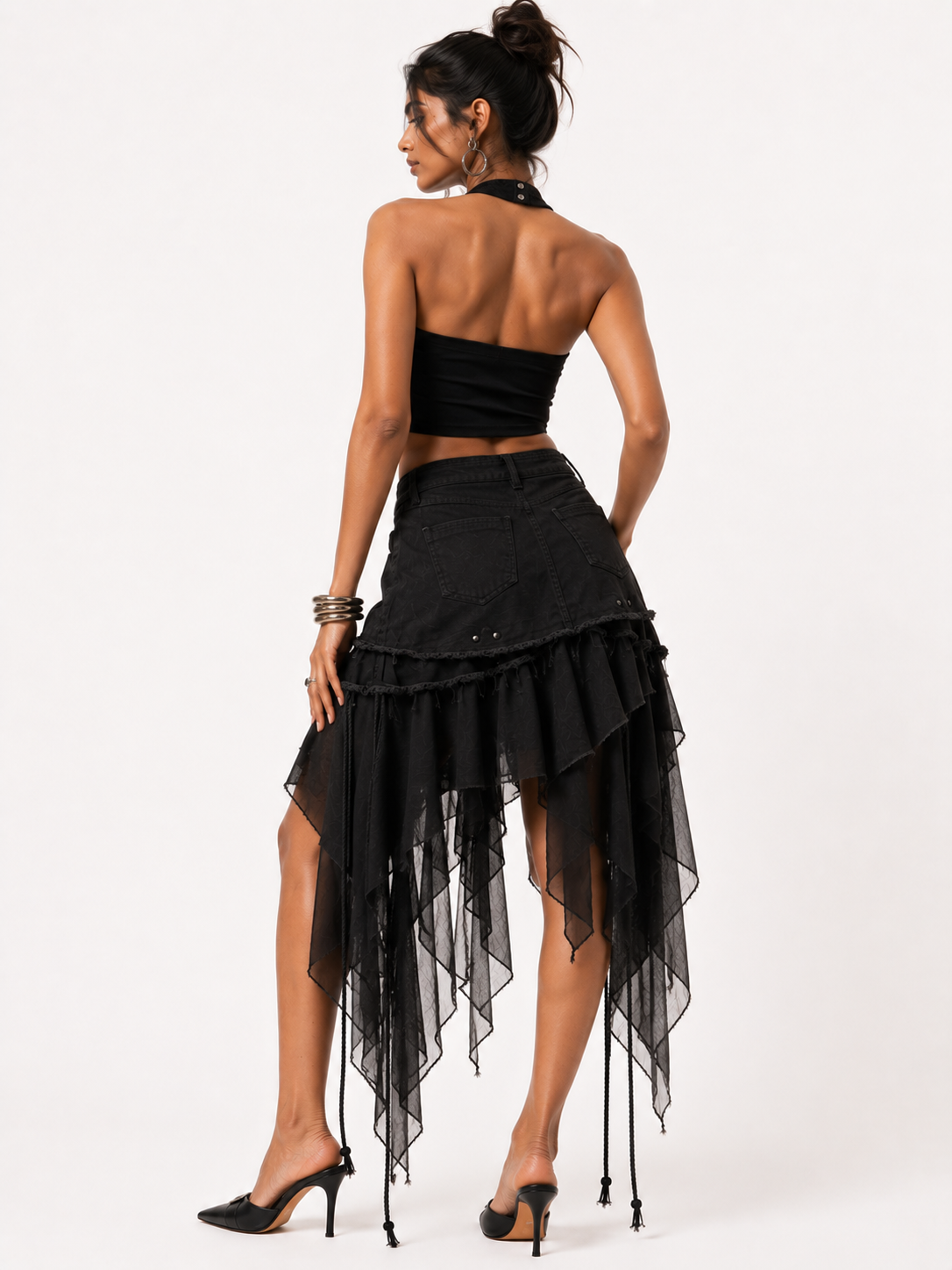 Shadow Drift Asymmetrical Skirt