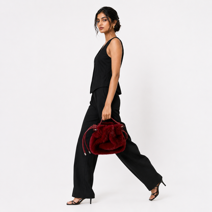 Midnight Merlot Pouch Bag