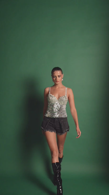 Glittery Main Top